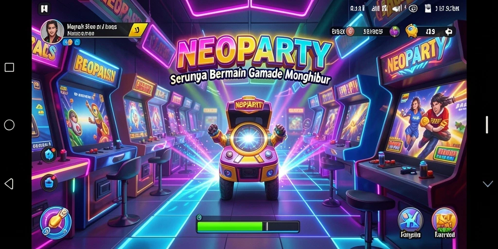 Tampilan gameplay seru dan menantang dari NEOPARTY.