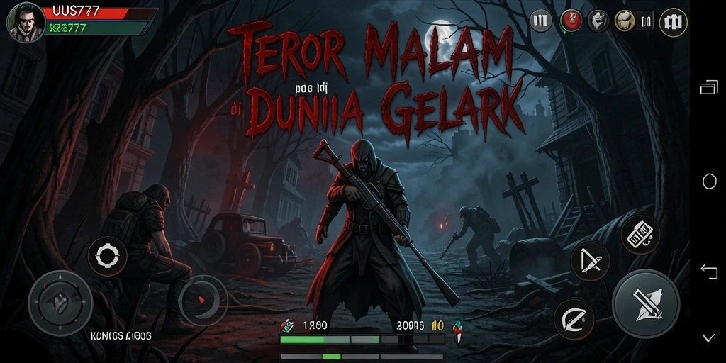 Screenshot UUS777 menampilkan momen mencekam dalam gameplay Horror.
